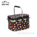 Bolsa de almuerzo portátil con estampado 420d /Bolsa de almuerzo para niños /PU Color Patrón de almuerzo Bolsa de almuerzo